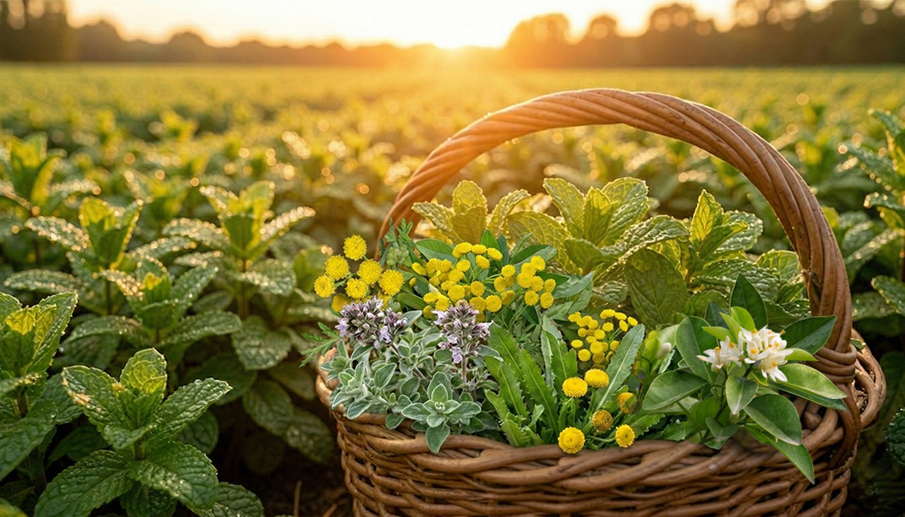 Organic farm and premium botanical raw materials for ANTIROTAVIR production